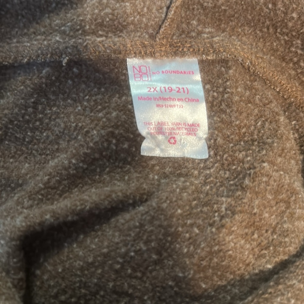 No Boundaries hoodie size 2X (19-21) - Picture 3 of 3
